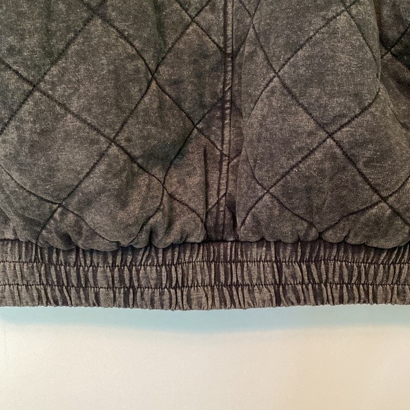 Bagatelle French Terry Diamond Quilted Jacket - Picture 7 of 7